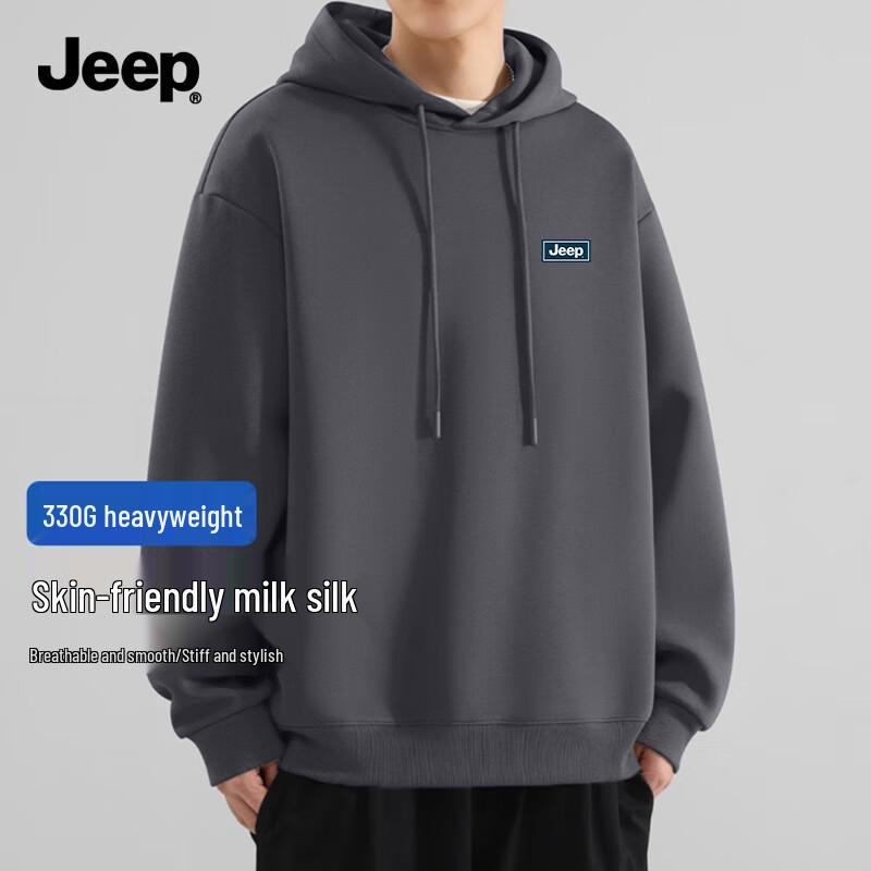 

JEEP Men s Heavyweight Logo Hooded Sweatshirt 2XL