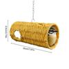 Bird Houses For Outside Bird House With Holes Woven Cage Accessories Habitats Hangable Tunnel For Parrot Cockatiel Parakeet