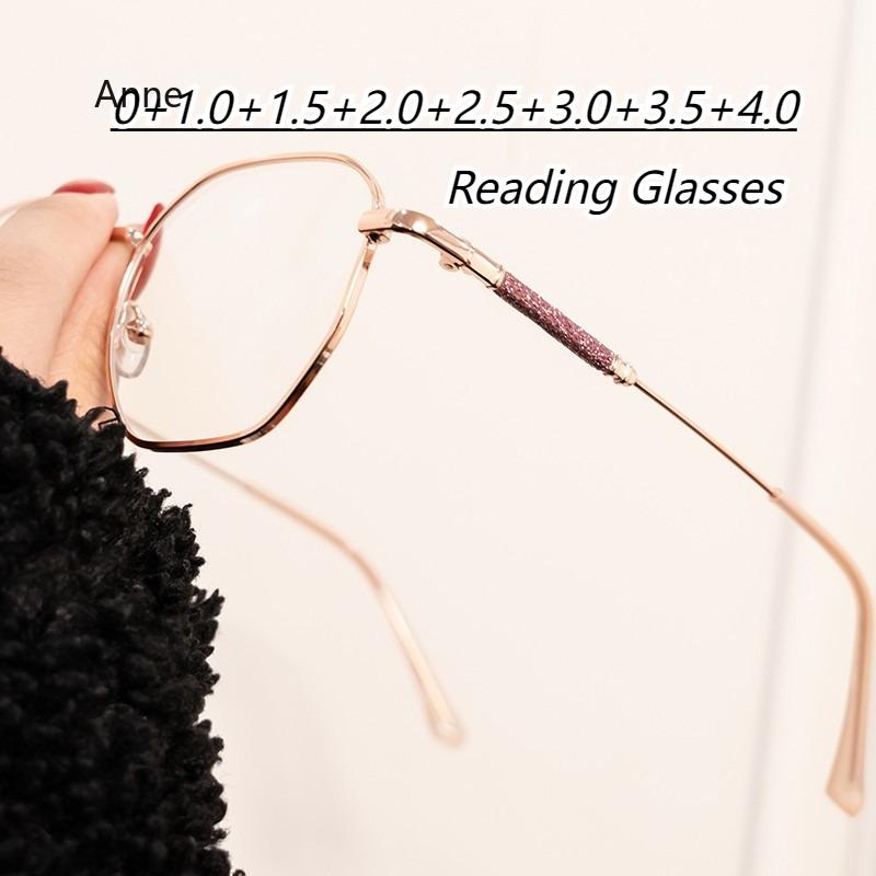 Reading Glasses  Metal Frame Presbyopia Eyeglasses Men Women Optics Prescription Eyewear Blue Light Blocking Glasses Gafas