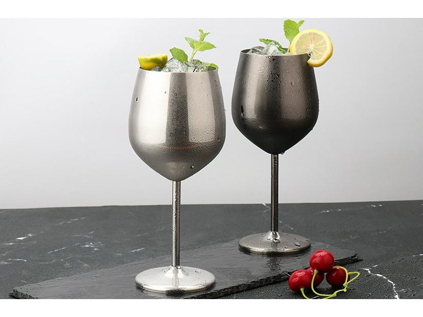304 Stainless Steel Stemmed Wine and Cocktail Glass