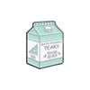 Milk Box Stylish Brooches Creative Alloy Pins For Trendy Men And Women Perfect For Summer 2024 Fashion