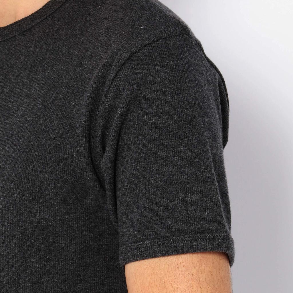 AVIREX DAILY RIB HENLYNECK TEE 6143504 men's L grey
