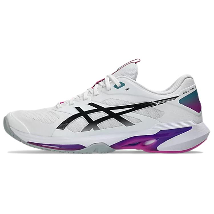 Asics Solution Speed FF 4 Comfortable Sports Rebound Tennis Shoes Men sneaker White 1041A532-101 41.5