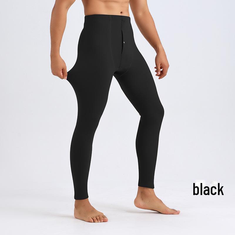 Class A Wool-Enhanced High Waist Warm Leggings for Men and Women - Ideal for Autumn and Winter