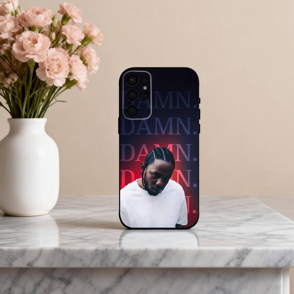 K-Kendrick-K Rapper L-Lamar-R Phone Case For Samsung S25,24,23,22,30,21,10,9,Ultra,Plus,Lite,FE,4,5 G Soft Black Case