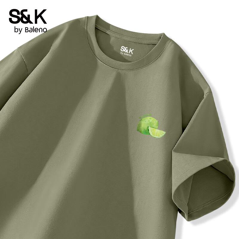 Baleno S&K Series Men's Loose Fit Cotton T-Shirt