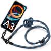 Case - Xiaomi - Redmi A3 - Shockproof - Removable Lanyard - Blue Silicone TPU