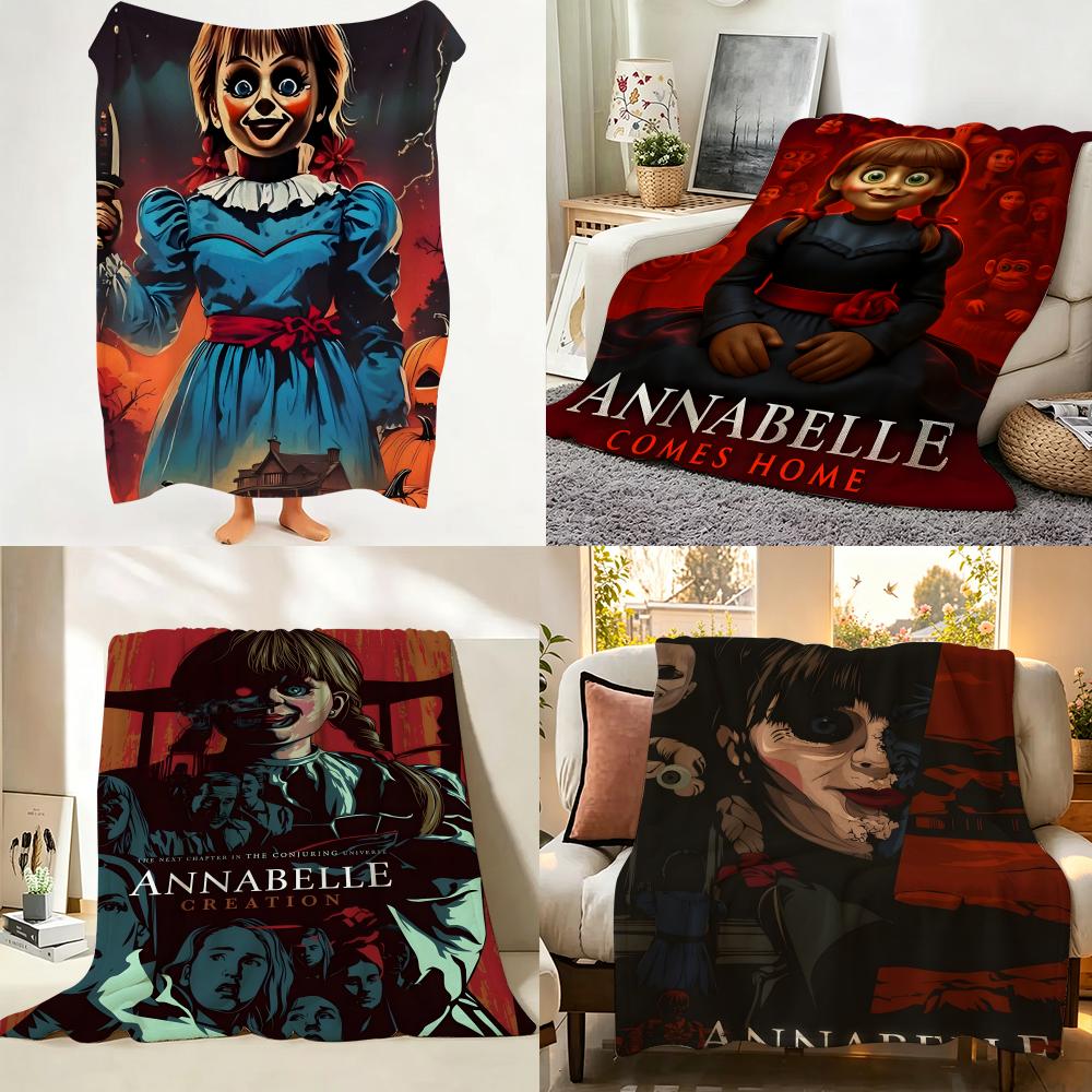 Movie A Annabelle Flannel Blanket Suitable for Sofa Living Room Bedroom