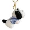 Kawaii Dog Dachshund Football Plush Keychain Cartoon Puppy Stuffed Keyring Cute Key Holder Pendant Bag Hanging Decoration Gift