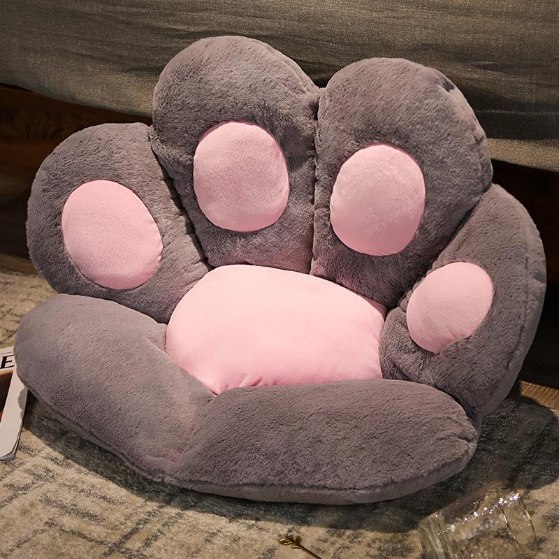 Bear Paw Semi-Enclosed Seat Cushion Lazy Integrated Cat Paw Seat Cushion Home Sofa Pillow Cushion Office Seat Cushion