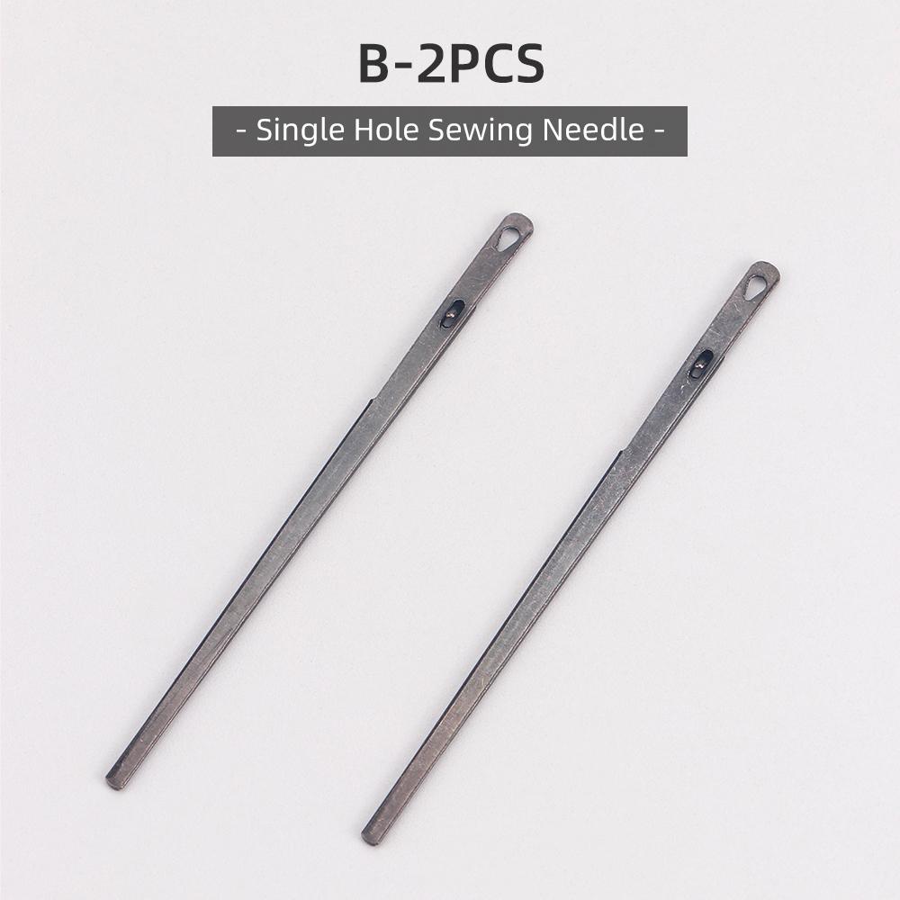 2pc Leather Hand Sewing Knitting Needle, Leather Rope Special Needle, DIY Leather Craft Stitching Seam Combine Sewn Accessories