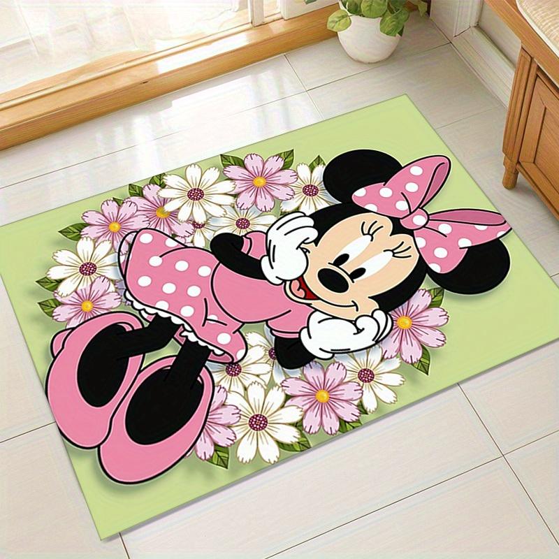 

1pc. Cute Minnie Mouse Floral Rug - Home Decor Carpet, Office Mat, Outdoor Rug Giftz041109 60cm by 90cm