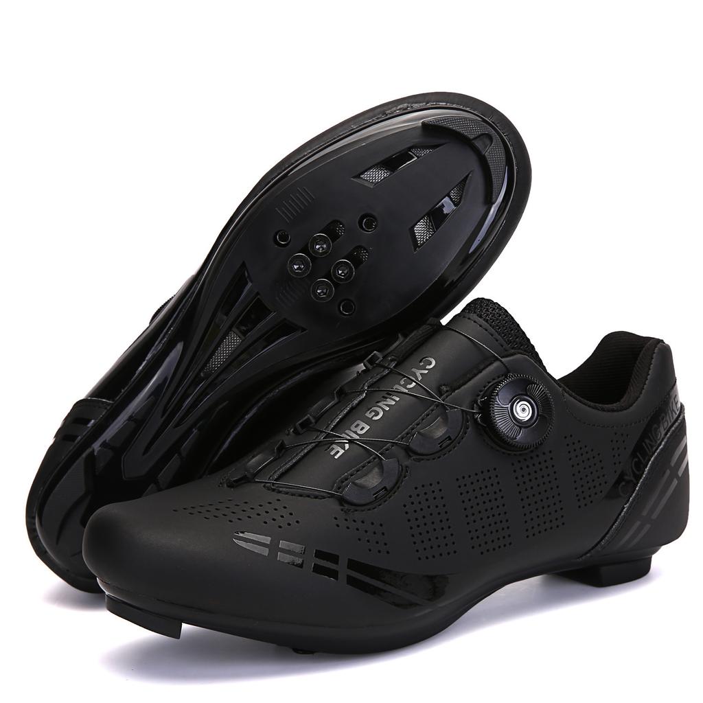 Wild mountain riding shoes moped road lock shoes large size sports events cycling high resistance men's and women's lock shoes