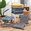 40*40cm Garden Patio Sofa Coarse Cloth Chair Seat Pads Cotton Linen Cushion Dining Cushions