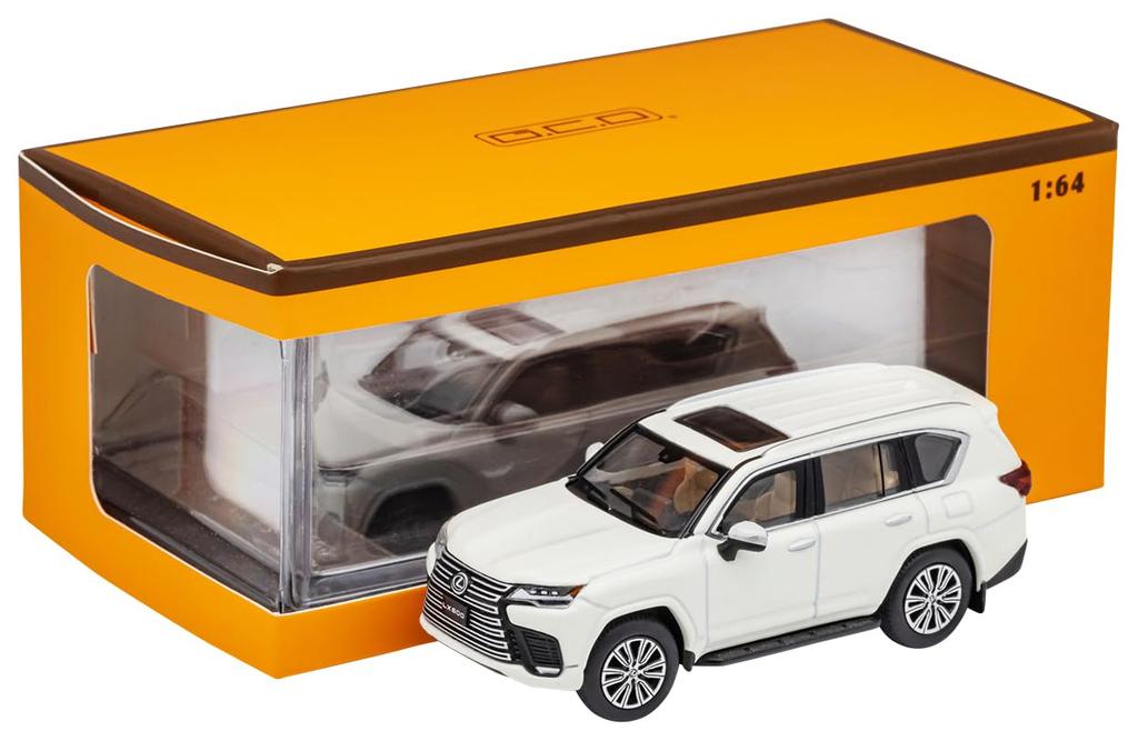Gaincorp Products 1/64 Lexus LX600 - (LHD) White Finished Product