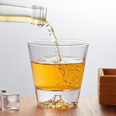1PC Vaso Transparente Montaña Nevada Vaso de Whisky Montaña Fuji Japonesa Vaso para Desayuno Leche Bebida Cerveza Vino Zumo de Frutas Tazas Regalo