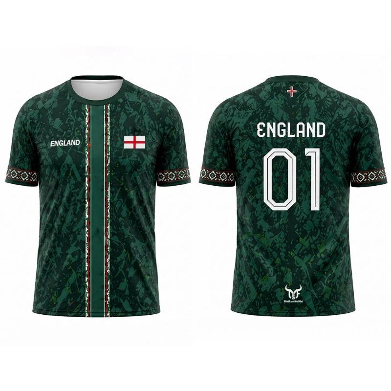 New England Flag Print Football Jersey Summer Casual Breathable Short Sleeve Tops Men's Stadium Sports Training Football T-shirt