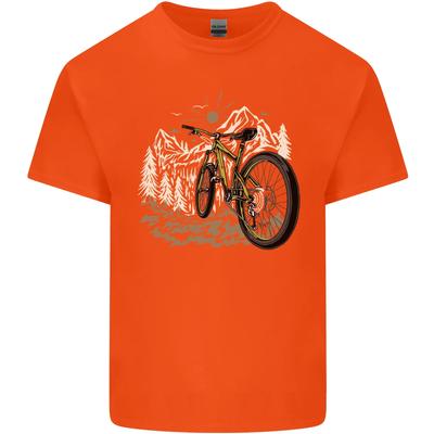Mountain Bike Bicicletta Ciclismo Ciclista MTB Maglietta Tee Top in Cotone da Uomo