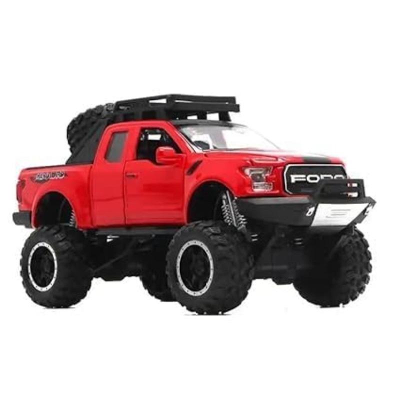 1/32 Scale Toy Pickup Truck for Boys - Ford F150 Toy Trucks Die-Cast Model Cars with Sound and Light, Toy Cars for 3+ Year Old Boys Girls