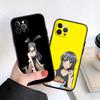 PP12 Bunny Cute Girl Anime Soft Shell Phone Case for iPhone SE X XS XR 11 16E 17 Pro Max Air 8 7 6 6s Plus