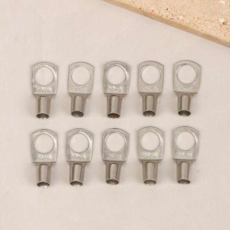 20Pcs 4-25Mm Assortment Tinned Copper Lugs Ring Crimp Terminals Battery Wire Welding Cable Connectors Kit