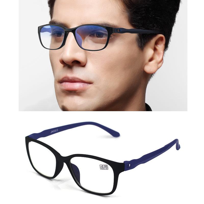 Reading Glasses Men Women Anti Blue Rays Presbyopia Eyeglasses Antifatigue Computer Eyewear with +1.5 +2.0 +2.5 +3.0 +3.5