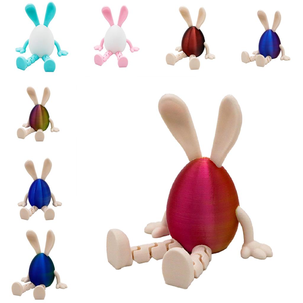 Easter Bunny 3d Printing Model Toy With Creative Decor For Holiday Gift Exchange