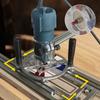 Router Circle Guide Adjustable Woodworking Tool Router Jig For Garage Home Carpentry Furniture Making Projects Construction