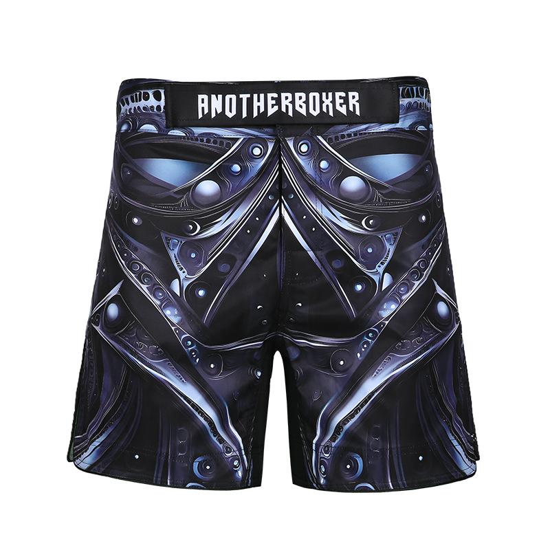 Alien Metal Brazilian Jiu Jitsu MMA Shorts Mixed Martial Arts Fitness Shorts S
