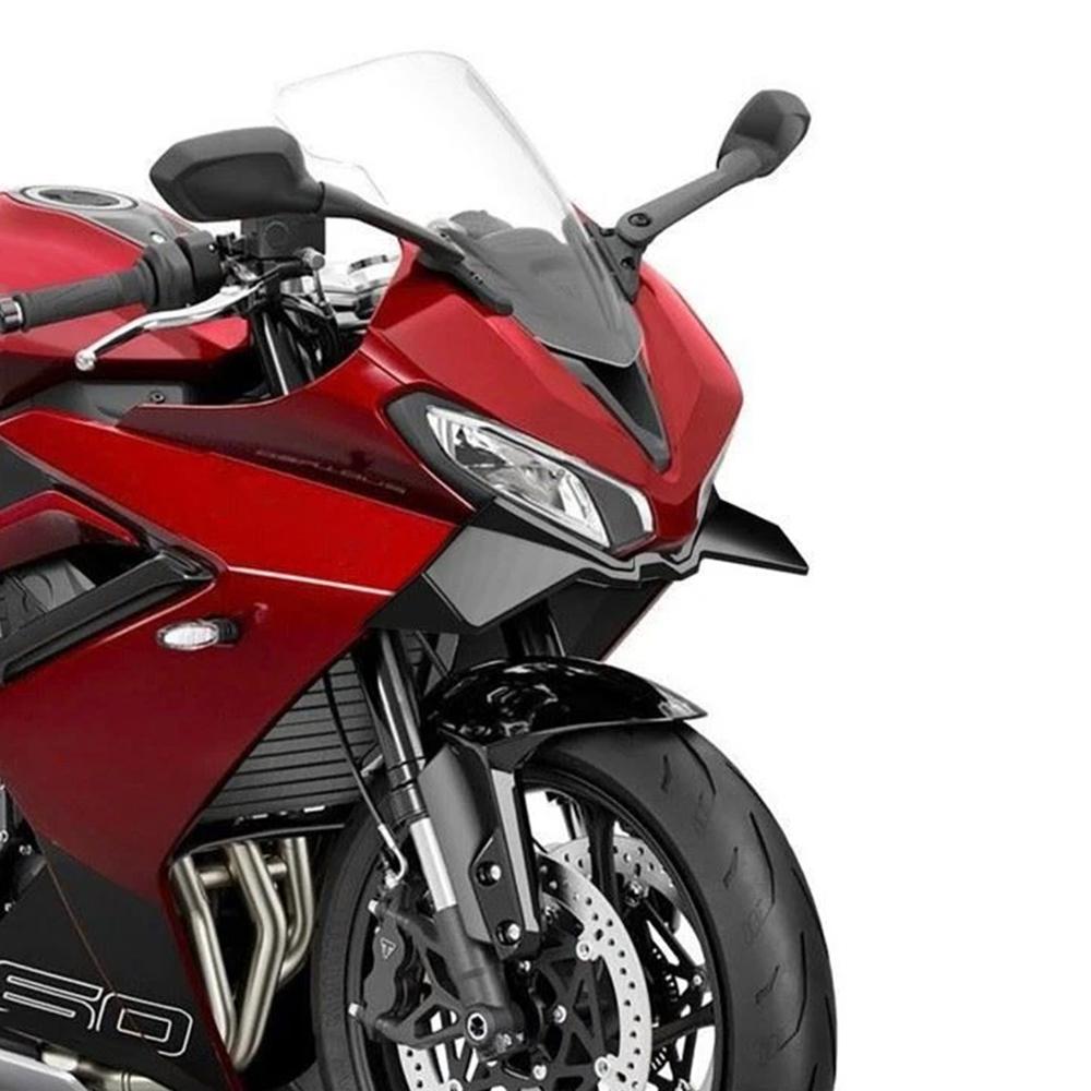 For Daytona 660 2024 2025 Side Wind Wing Cover Aerodynamics Fairing Winglets Motorcycle Front Lip Spoiler Lower Shroud Wing