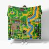 Stardew Valley Stadtkarte Flanell Überwurfdecke Dekor Kreative Decken Gemütlich Weich Leicht für Couch Sofa