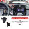 Car Air Outlet Bracket Support Mobile Phone Mount Cell Phone Holder For Honda CRV Breeze Avancler Car Styling Auto 