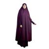 Dame Muslimsk Islam Farge Sommer Ventilerende Abaya Lang Kjole