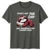 Lazy Sloth Todays Not The Day Funny Animal Pun Graphic TShirt