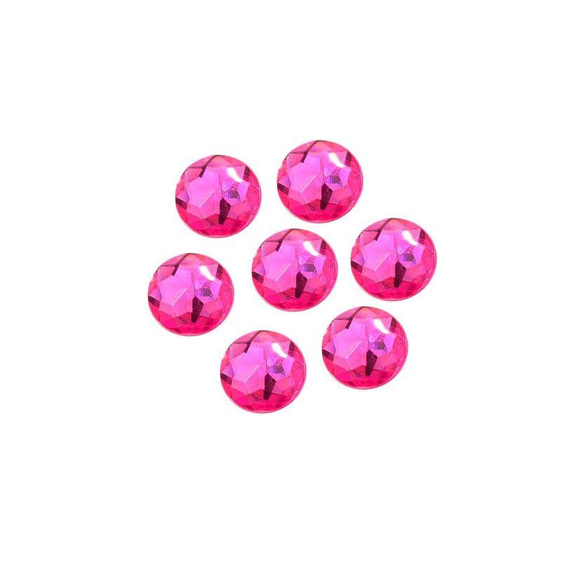 Acrylic Chamfered Flat Bottom Diamond Diy Jewelry Accessories, Round Satellite Silver-Plated Diamond Diy Beauty Loose Bead Accessories