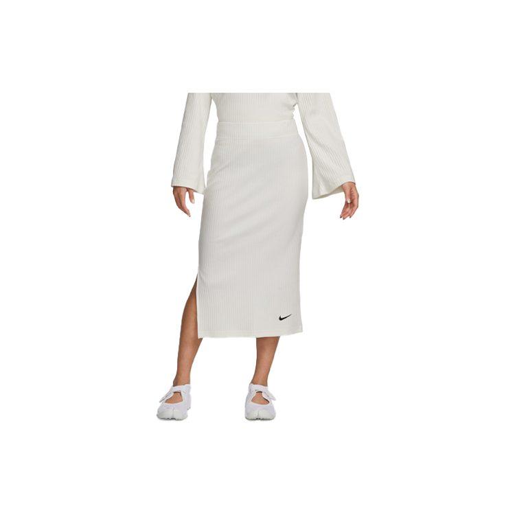 Nike Casual Long Skirt Women's Sail White DV7957-133