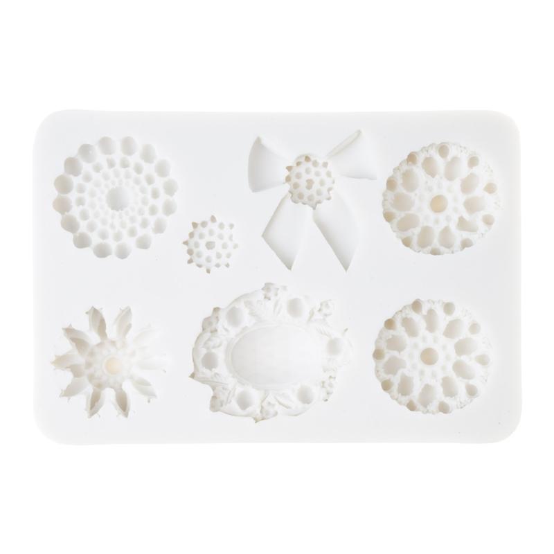 3D Jewelry Shape Silicone Rubber Flexible Food Safe Mould Clay Resin Ceramics Candy Fondant Candy Chocolate Soap Mould