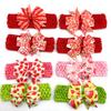 30pcs Pet Grooming Dog Bowtie Spring Summer Pet Necktie Grooming Collar Elastic Band for Small Middle Large Dog Pet Supplies