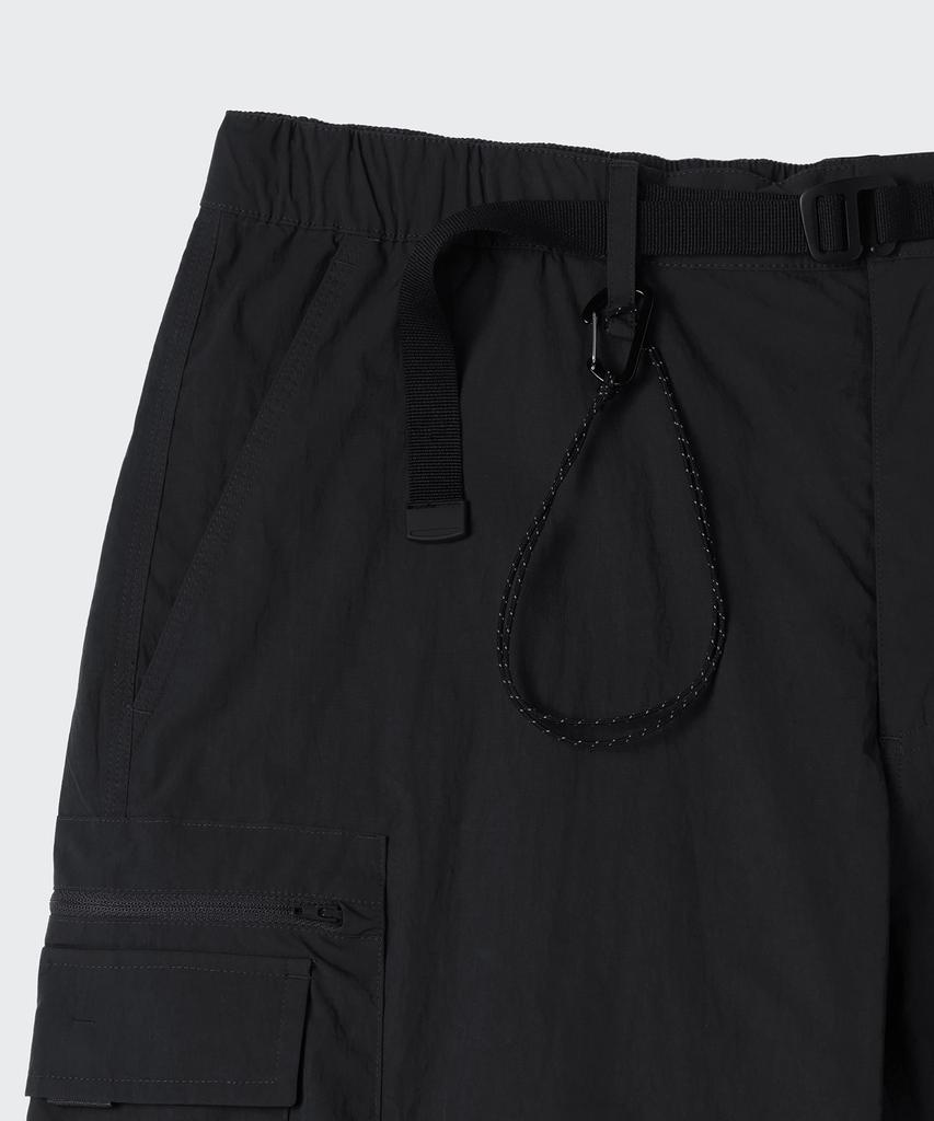 MUSINSA STANDARD [City Leisure] Wide Belted Detachable Cargo Pants [Black]