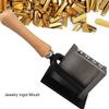 21 x 7 x 7cm Matriță Lingou Aur Argint Matriță Turnare Metal Gri Meșteșug Artizanal Formare Lingouri Metalice
