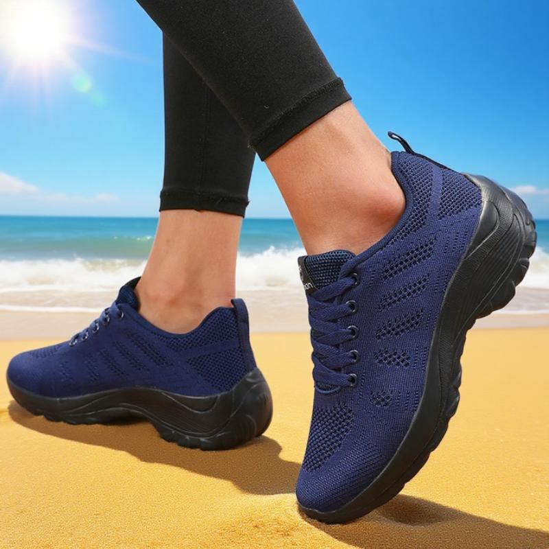 Women Sneakers Breathable Mesh Platform Tennis Casual Shoes Street Versatile Outdoor Jogging Walking Designer Sneakers For Women
