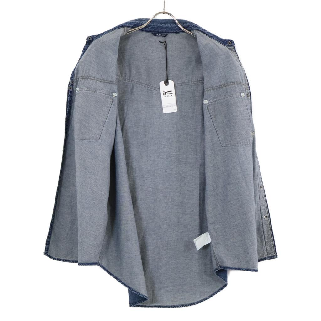DENHAM 01-25-04-43-002 EASTERN SHIRT tops XL IndigoUsed
