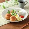 EAST table RINKA Deep Plate, 27cm, Lightweight, Black, Made in Japan, Microwave and Dishwasher Safe, 86-005-01