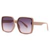 JYL TS Square Oversized Sunglasses Style Face Slimming For Street Shooting B5501