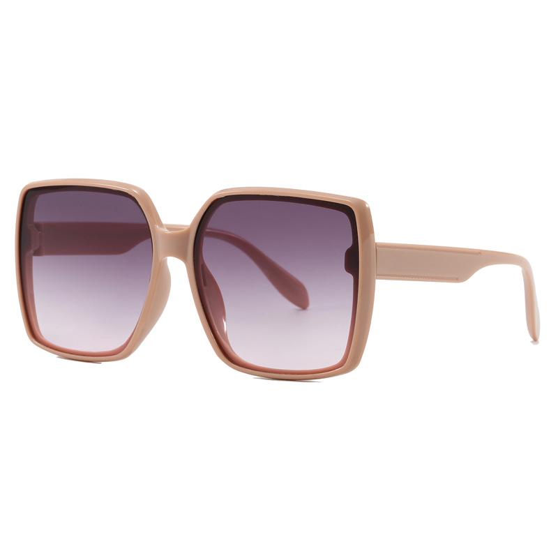 JYL TS Square Oversized Sunglasses Style Face Slimming For Street Shooting B5501