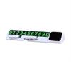 Creative Alloy Temporary Car Parking Number Plate with Hidden Design for Vehicles