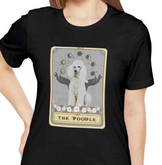 Poodle Shirt Poodle Dog Mom tShirt Poodle Tarot Card Shirt Poodle Lover t-Shirt S