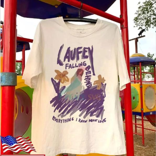 Laufey Tour 2024 Collection Cotton Gift For Fan S to 5XL T-shirt BT964 - Reprint Unisex T-Shirt S
