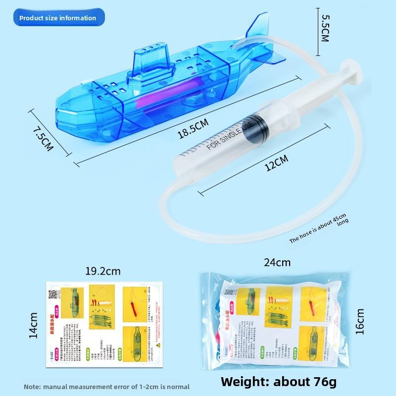 Science Experiment Submarine Diy Kit For Physics Education Students Creative Learning Material