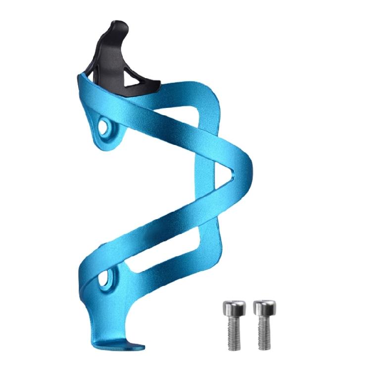 

Легкий держатель для велосипедных бутылок из алюминиевого сплава, крепление для напитков на велосипед, держатель для бутылок с водой. синий